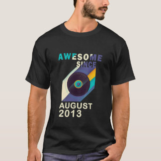 T-shirt Enfants Awesome Depuis Août 2013 8E Anniversaire 8