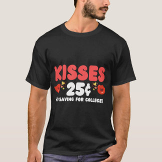 T-shirt Enfants Baisers 25 Cents Toddler Funny Valentine D