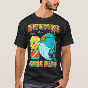T-shirt Enfants Baleine Pirate stupéfiant depuis 2015 Bale