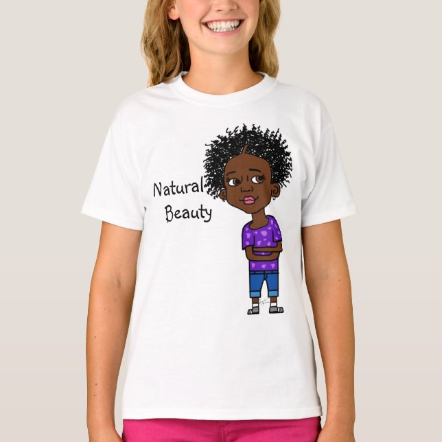 T-shirt Enfants Beauté naturelle (Devant)