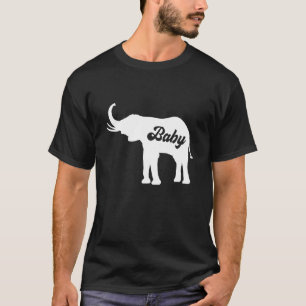 T-shirt Enfants bébé éléphant amour ou costume de jumelage