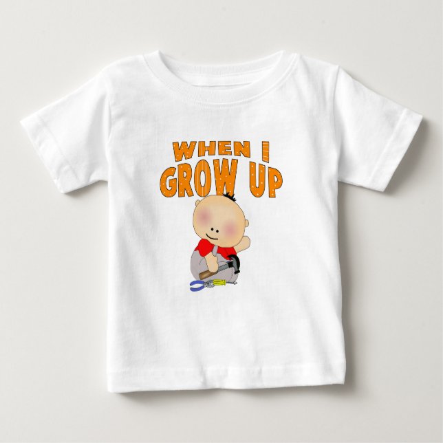 T-Shirt Enfants Bébé Garçon Charpentier (Devant)