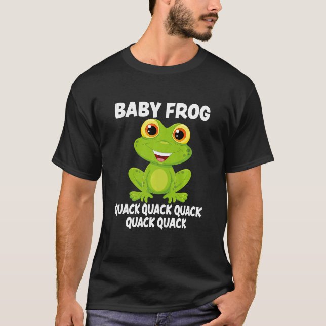 T-shirt Enfants bébé grenouille animal pun amour Amphibien (Devant)