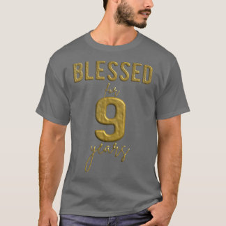 T-shirt Enfants bénis pour 9 ans 9e anniversaire Christma