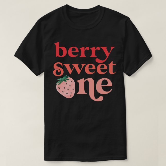 T-shirt Enfants Berry Sweet One Strawberry Premier Anniver (Design devant)