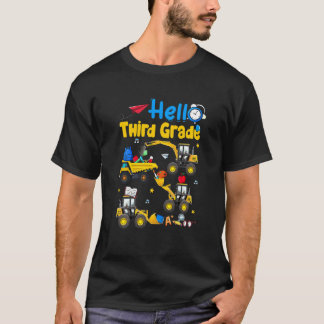 T-shirt Enfants Bonjour Camion de Construction CE2 Enfants