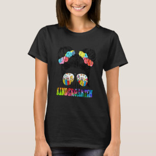 T-shirt Enfants Bonjour jardin d'enfants Messy Bun Girls K