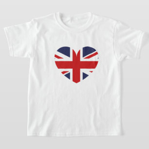 T-shirt Enfants - British Flag Heart