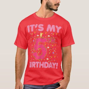 T-shirt Enfants C`est mon 5e anniversaire Bonbons bonbons