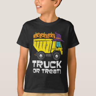 T-shirt Enfants Camion De Pompage Ou De Traitement Costume