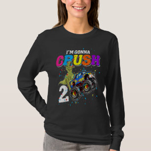 T-shirt Enfants Camion Monster 2e anniversaire 2 ans Anniv