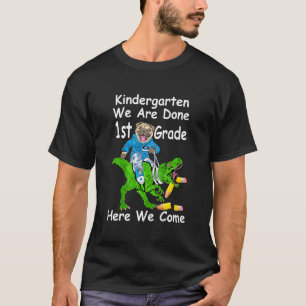 T-shirt Enfants Carlin d'études de maternelle Dinosaur jou