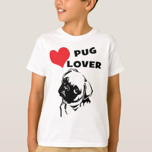 T-shirt Enfants Carlin Lover Red Heart Chien