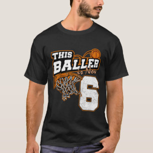 T-shirt Enfants Ce Byller est maintenant 6 amusant 6e anni
