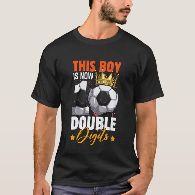 T-shirt Enfants Ce Garçon Maintenant 10 Chiffres Double Fo (Devant)