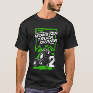 T-shirt Enfants Ce Monster Truck Driver 2 an Vieux Monster