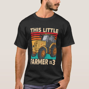T-shirt Enfants Ce Petit Agriculteur Est 3 Tracteur Agrico