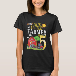T-shirt Enfants Ce Petit Agriculteur Est 5 Tracteur Agrico