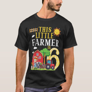 T-shirt Enfants Ce Petit Agriculteur Est 6 Tracteur Agrico