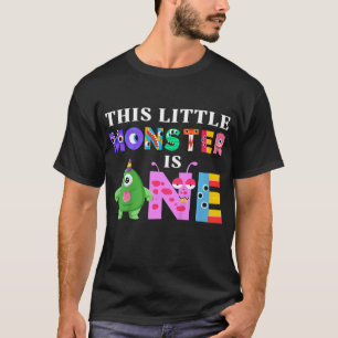 T-shirt Enfants Ce petit monstre est une fête d'anniversai