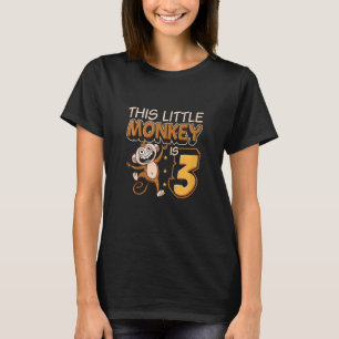 T-shirt Enfants Ce Petit Singe Est 3 Singe Ape Animale 3r