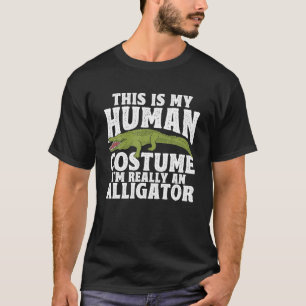 T-shirt Enfants Ceci Est Mon Costume Humain Je Suis Vraime