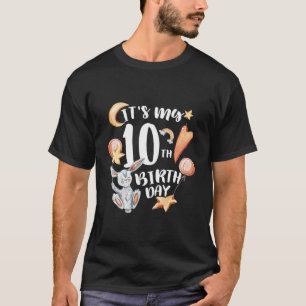 T-shirt Enfants C'Est Mon 10E Anniversaire Joyeux Bunny Gi