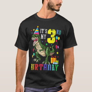 T-shirt Enfants C'est mon 3e anniversaire garçon 3 ans T R
