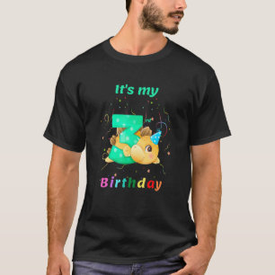 T-shirt Enfants C'est mon 3e anniversaire Joyeux 3 ans mig