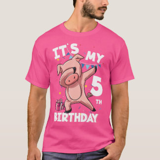 T-shirt Enfants C'Est Mon 5e Anniversaire 5 Anniversaire C