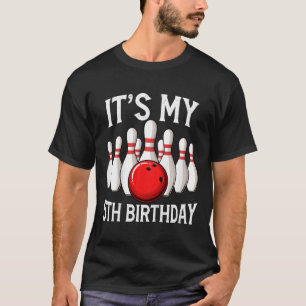 T-shirt Enfants C'est mon 5e anniversaire Bowling Bowler 5