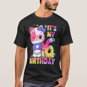 T-shirt Enfants C'est mon 6e anniversaire Filles Ados 6 an