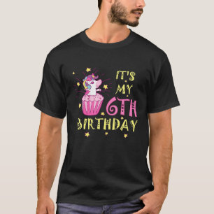 T-shirt Enfants C'Est Mon 6E Anniversaire Unicorne Pour Le