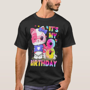 T-shirt Enfants C'est mon 8e anniversaire Filles Ados 8 an