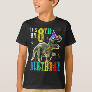T-shirt Enfants C'est mon 8e anniversaire Joyeux 8 ans Din