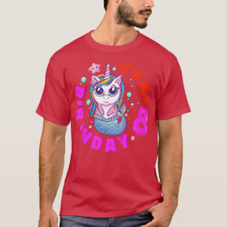 T-shirt Enfants C'est mon 8e anniversaire Joyeux 8 ans Uni