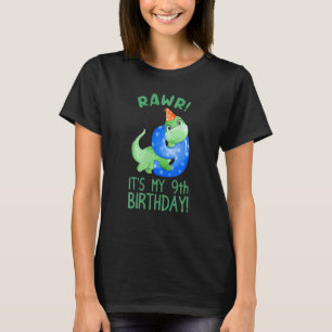 T-shirt Enfants C'est mon 9e anniversaire 9 ans 9e anniver