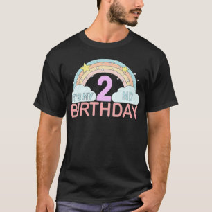 T-shirt Enfants C'est mon deuxième 2e anniversaire Deux an