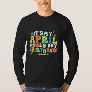 T-shirt Enfants C'est mon poisson d'avril Anniversaire