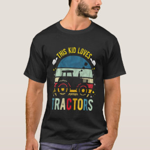 T-shirt Enfants Cet Enfant aime Tracteurs Tracteur fermier