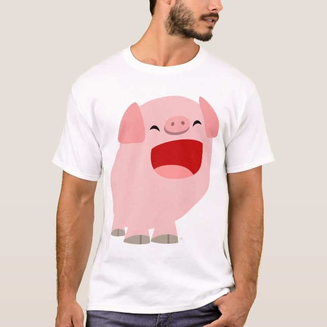 T-shirt Enfants chanteurs de porc de bande dessinée (Devant)