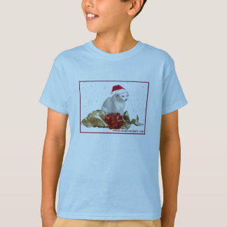 T-shirt Enfants Chat de Noël
