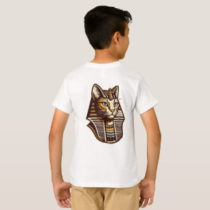 T-Shirt Enfants Chat Égyptien – Art Félin Pharaoni