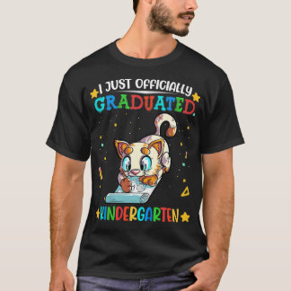 T-shirt Enfants Chat I Officiellement Diplômé Maternelle G