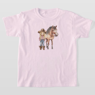 T-shirt Enfants Cheval