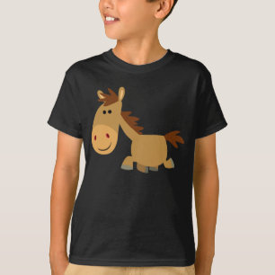 T-shirt Enfants Cheval Carton Doux