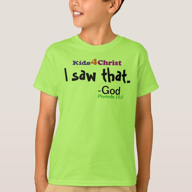 T-shirt Enfants chrétiens (Devant)