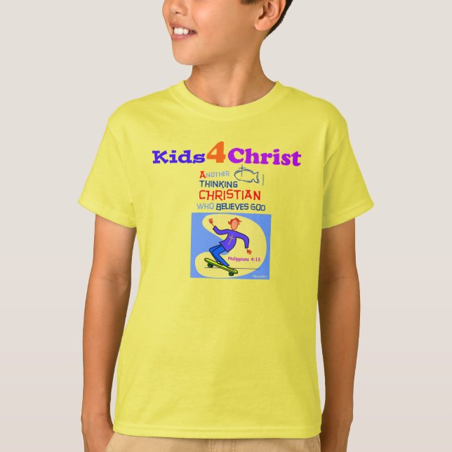 T-shirt Enfants chrétiens (Devant)