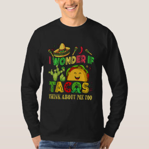T-shirt Enfants Cinco De Mayo Je Me Demande Tacos Penser À