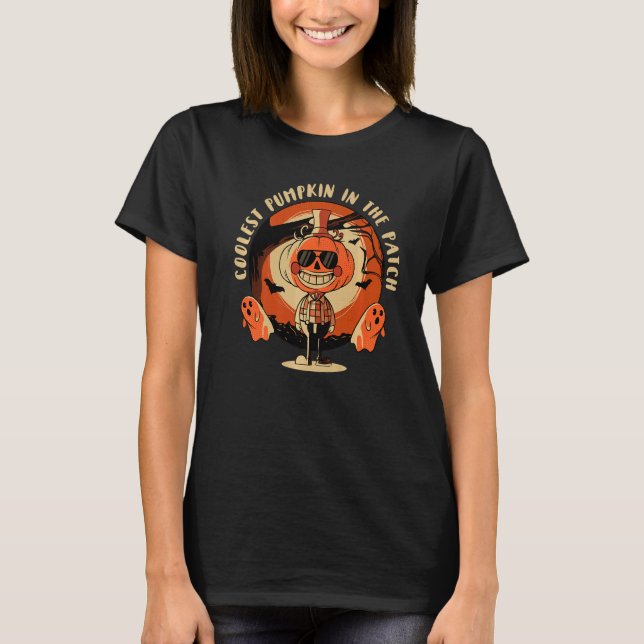 T-shirt Enfants Citrouille le plus frais dans le Patch Hal (Devant)